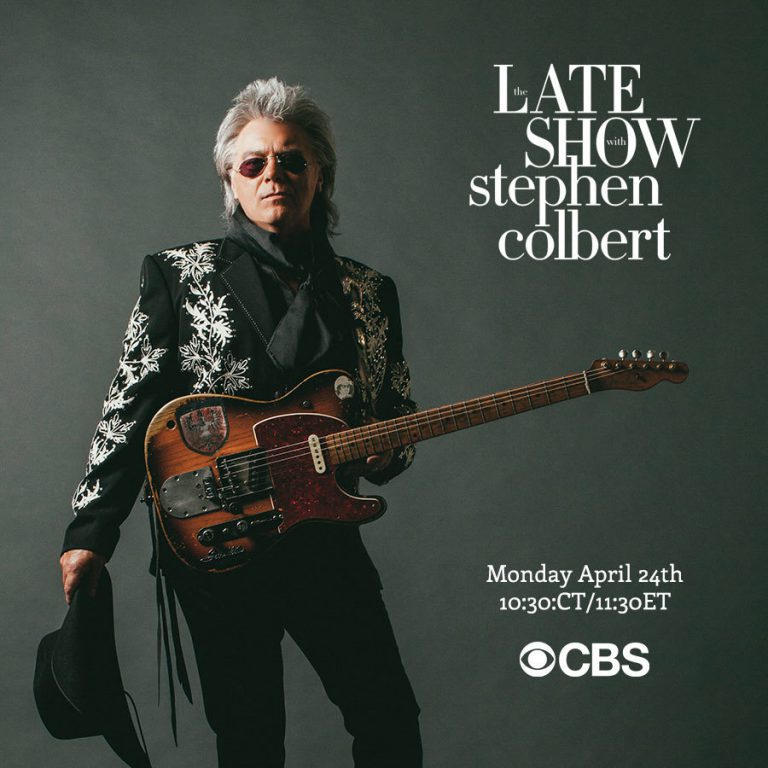 MARTY STUART TO APPEAR ON THE LATE SHOW WITH STEPHEN COLBERT ON APRIL 24TH!