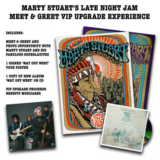 LATE NIGHT JAM MEET & GREET VIP UPGRADE EXPERIENCE BENEFITING MUSICARES